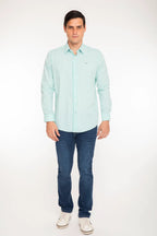 Camisa Oscar De La Renta Mangas Largas Cuadros P/ Caballeros by Oscar De La Renta