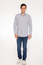 Camisa Oscar De La Renta Mangas Largas Cuadros P/ Caballeros by Oscar De La Renta