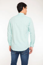 Camisa Oscar De La Renta Mangas Largas Cuadros P/ Caballeros by Oscar De La Renta