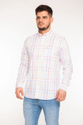 Camisa Oscar De La Renta Mangas Largas Cuadros P/ Caballeros by Oscar De La Renta