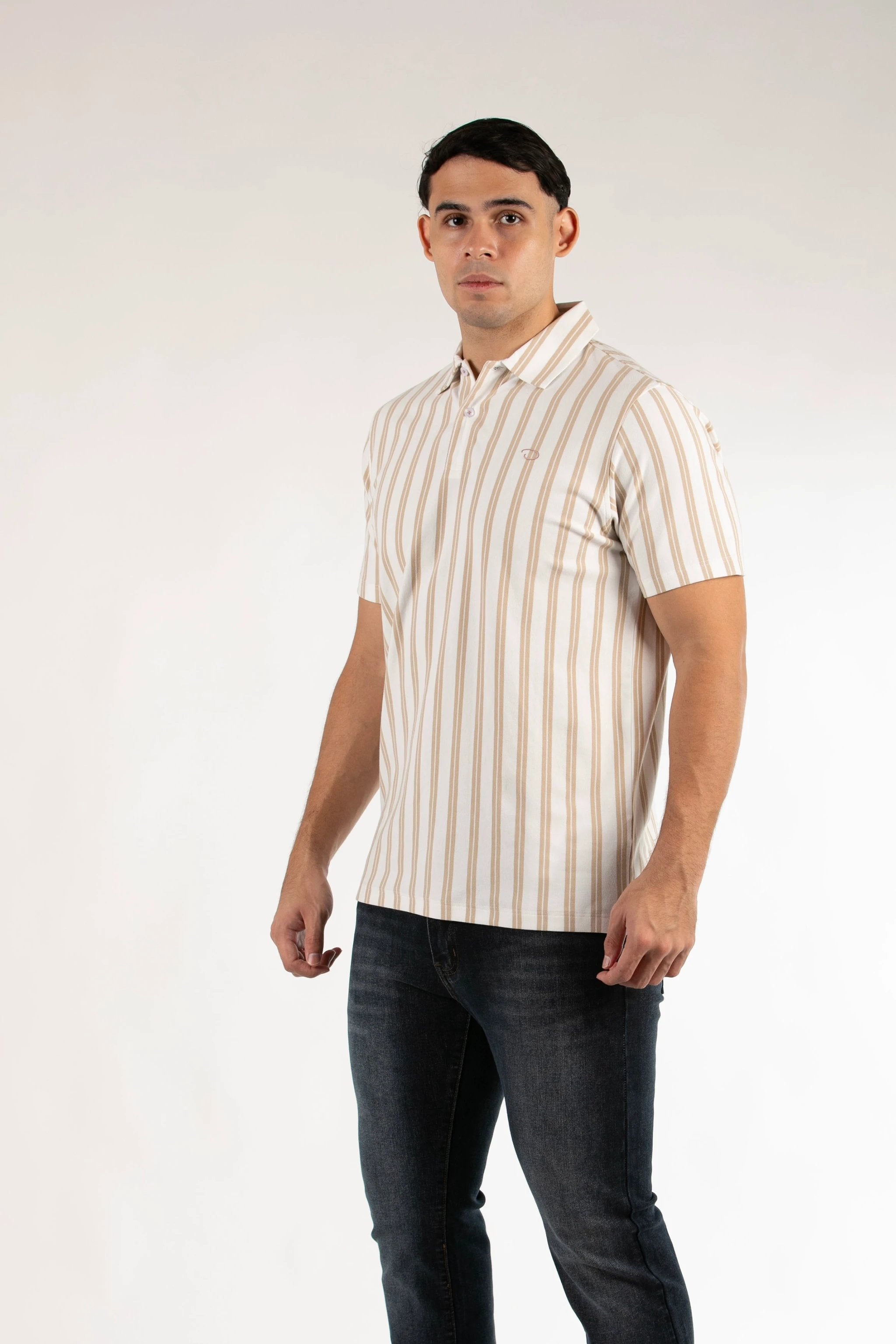 Poloshirt Oscar De La Renta Mangas Cortas Rayas Para Caballeros by Oscar De La Renta