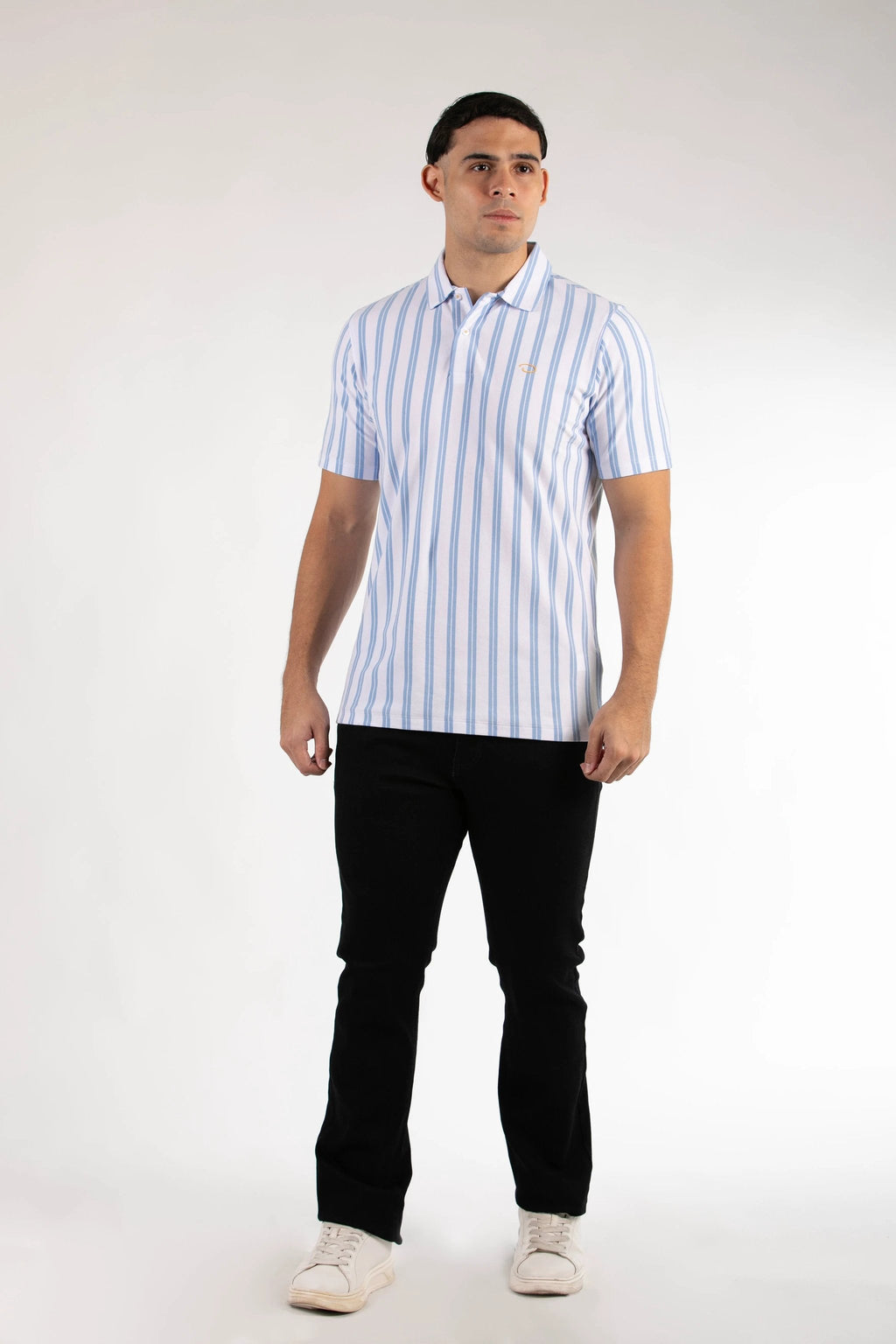 Poloshirt Oscar De La Renta Mangas Cortas Rayas Para Caballeros by Oscar De La Renta