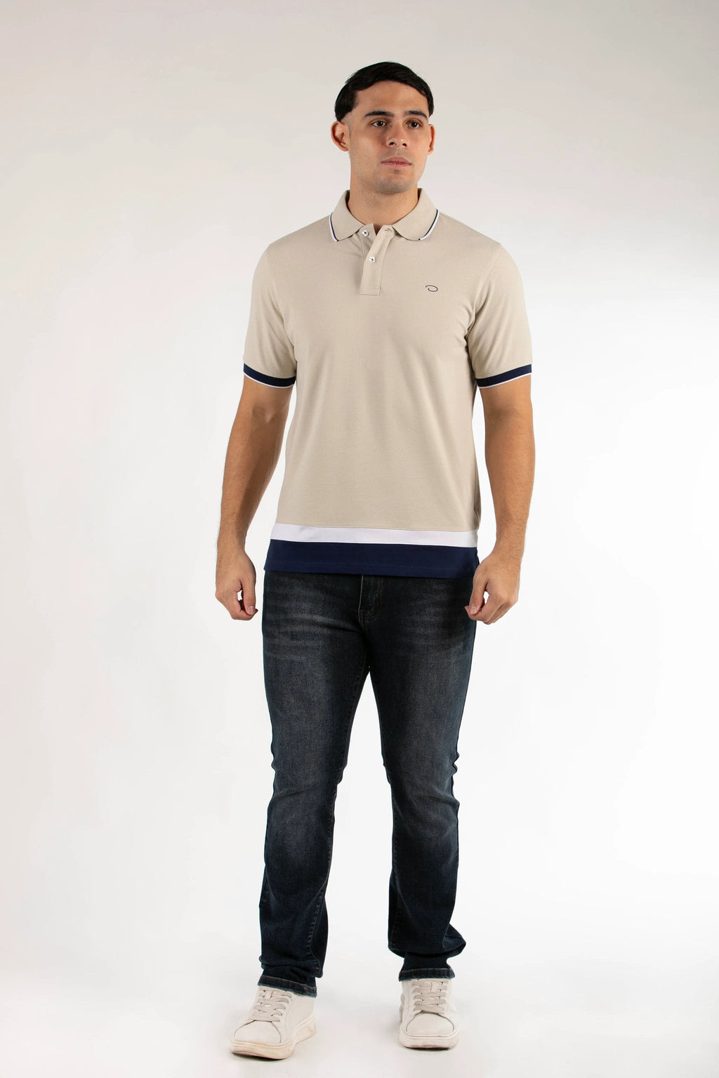 Poloshirt Oscar De La Renta Mangas Cortas Combinado Para Caballeros by Oscar De La Renta