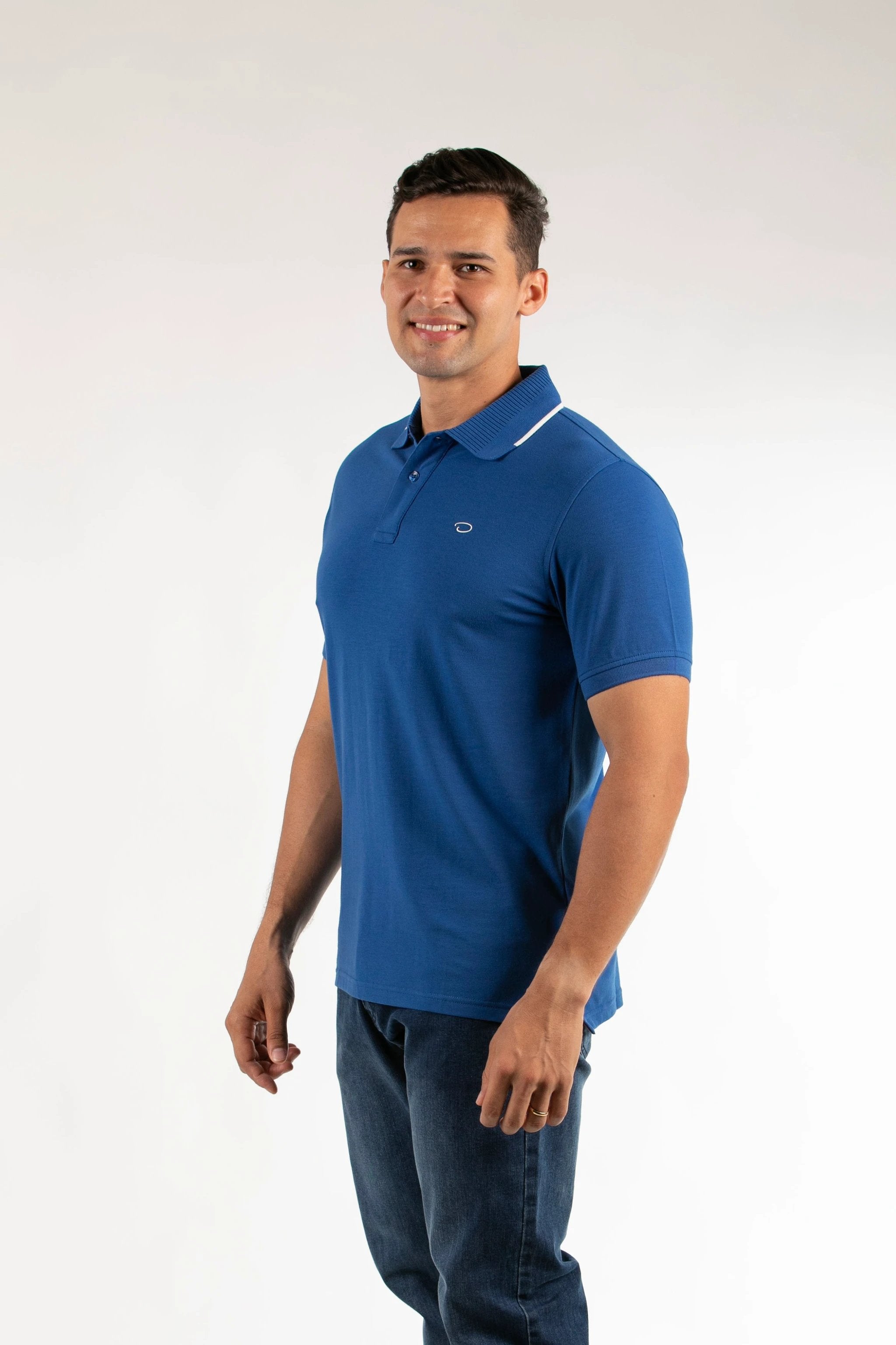 Poloshirt Oscar De La Renta Mangas Cortas Liso Para Caballeros by Oscar De La Renta