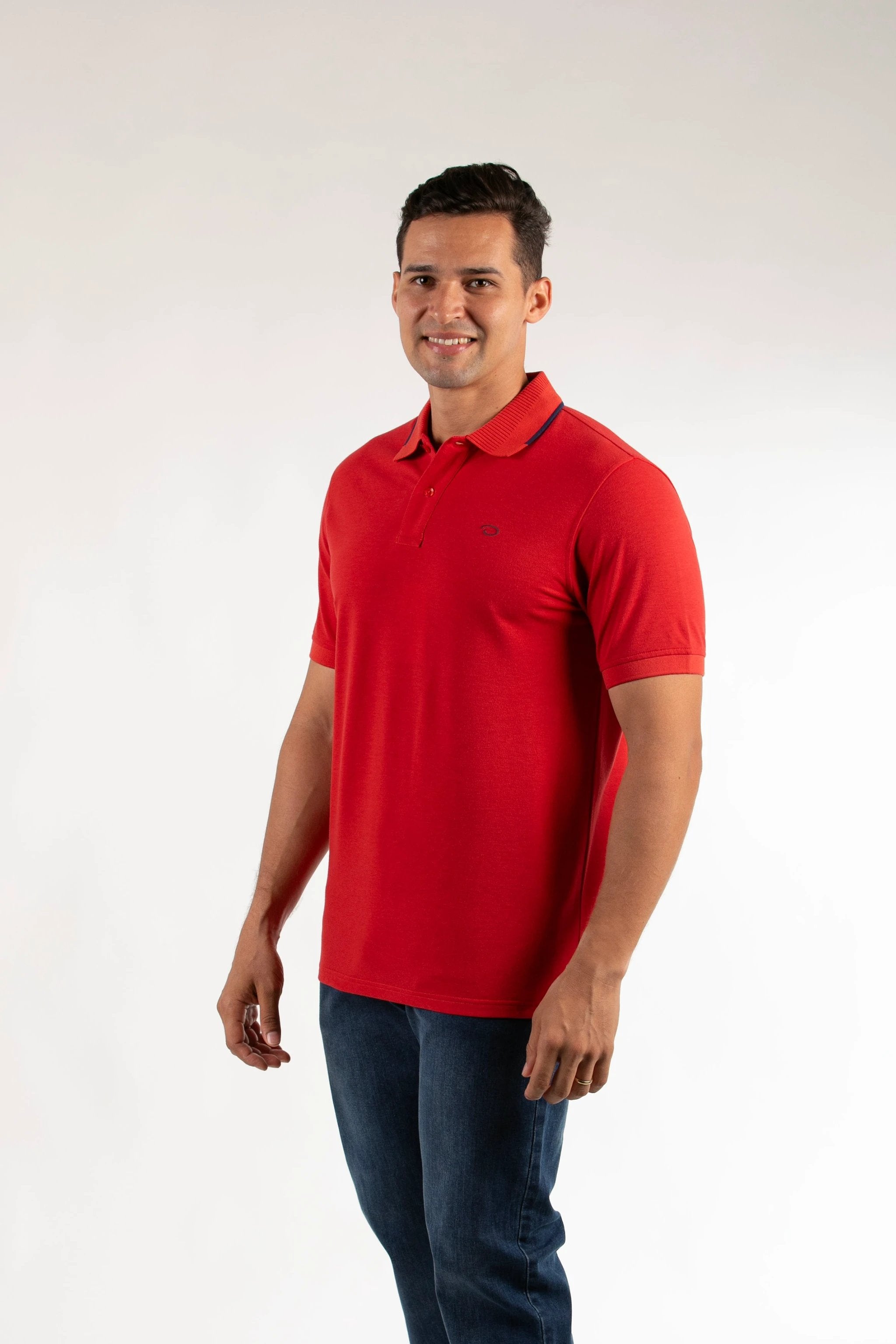 Poloshirt Oscar De La Renta Mangas Cortas Liso Para Caballeros by Oscar De La Renta