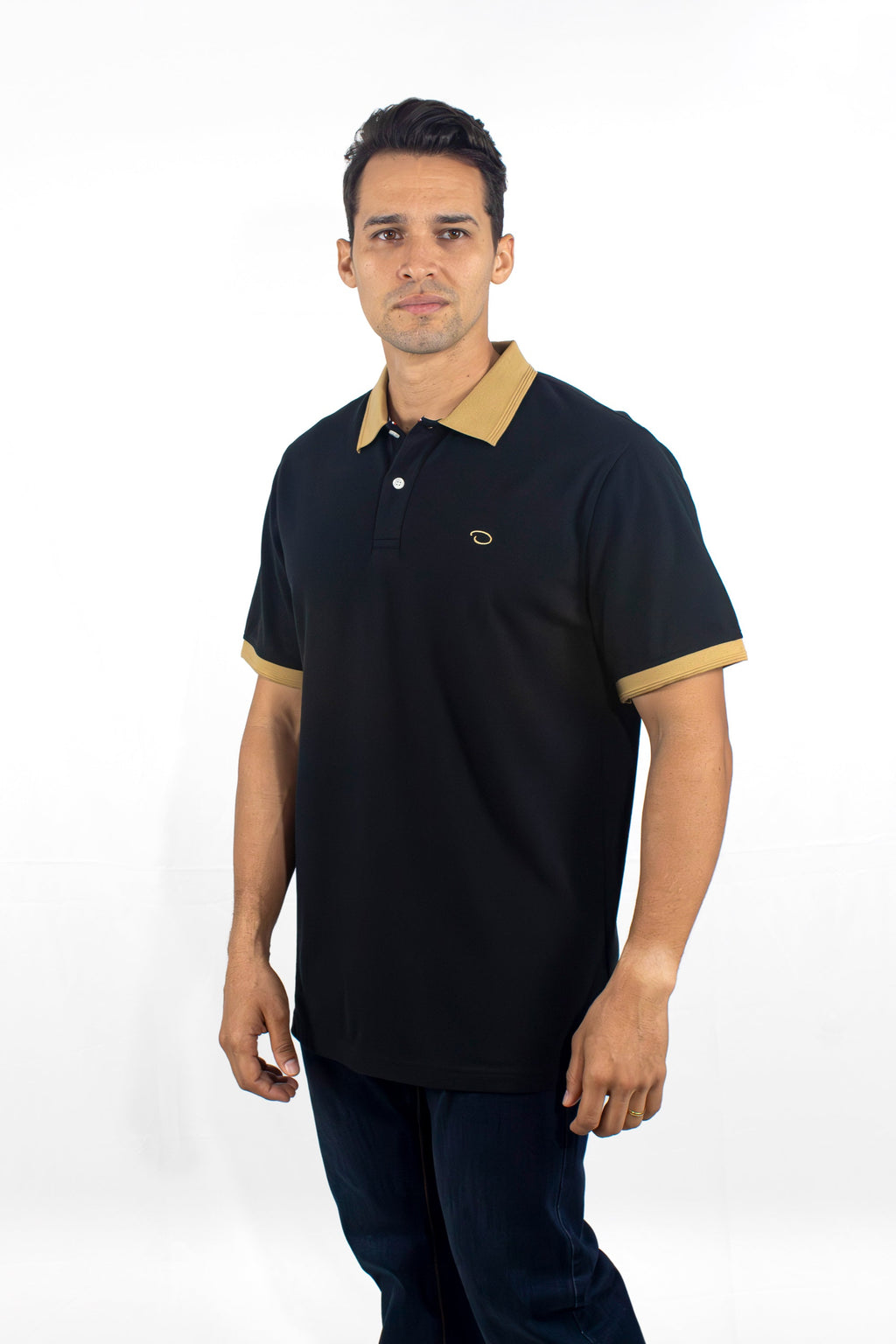 Poloshirt Oscar de La Renta Mangas Cortas Liso para Caballeros