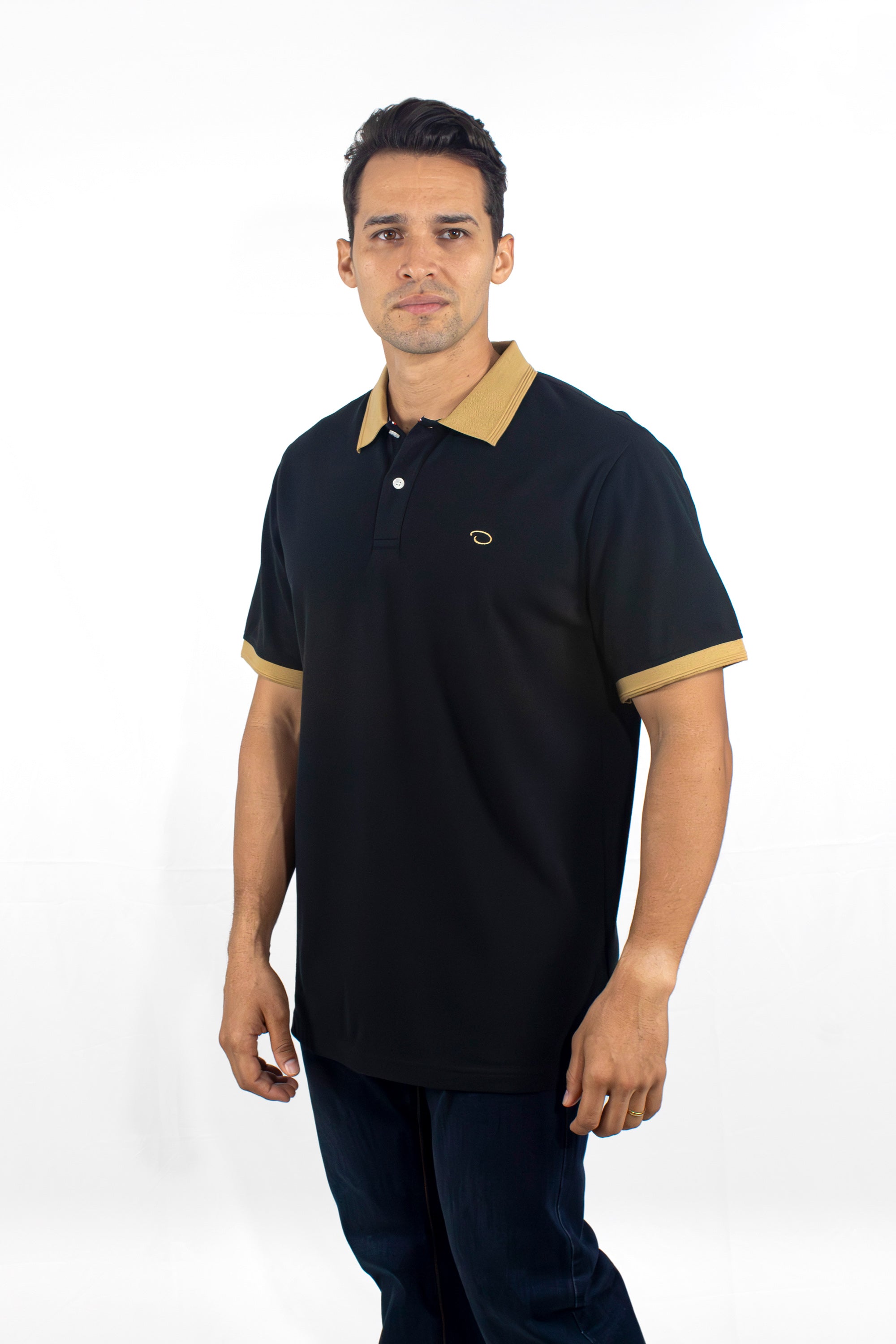 Poloshirt Oscar de La Renta Mangas Cortas Liso para Caballeros