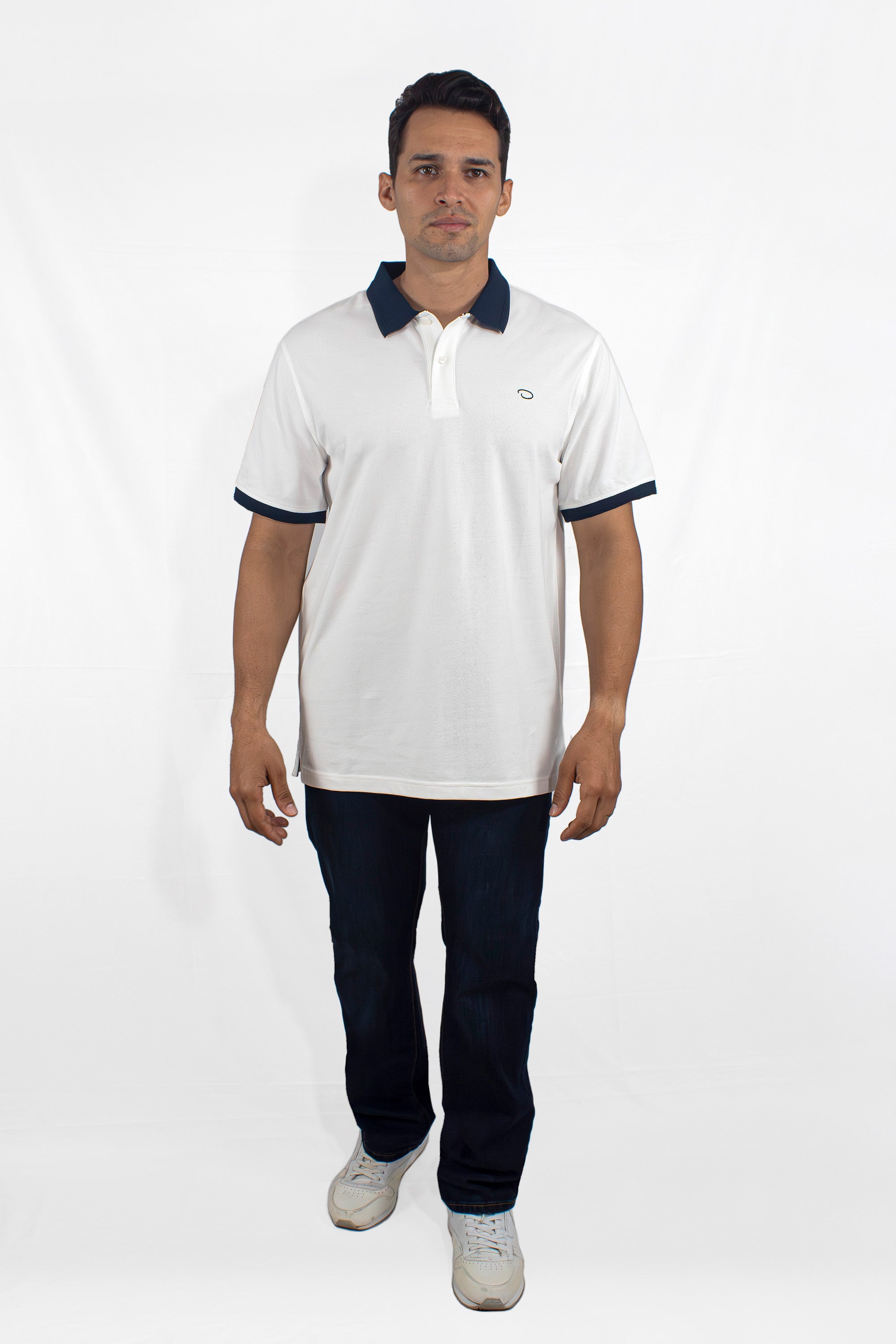 Poloshirt Oscar de La Renta Mangas Cortas Liso para Caballeros