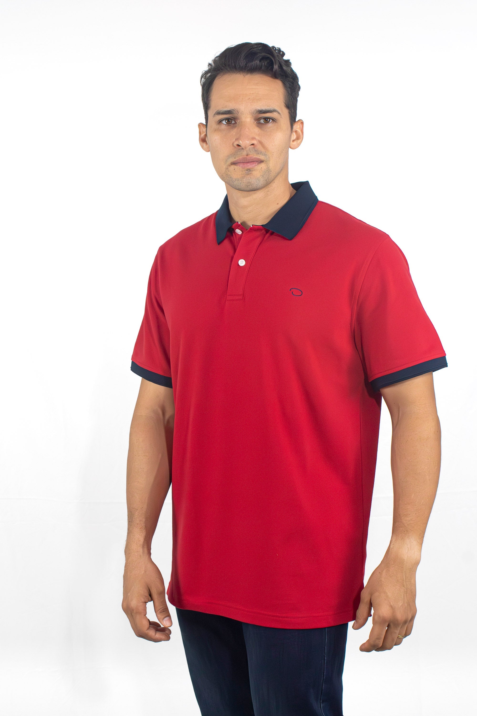 Poloshirt Oscar de La Renta Mangas Cortas Liso para Caballeros