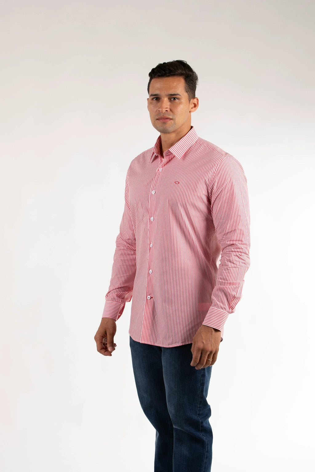 Camisa Oscar De La Renta Mangas Largas Rayas Para Caballeros by Oscar De La Renta