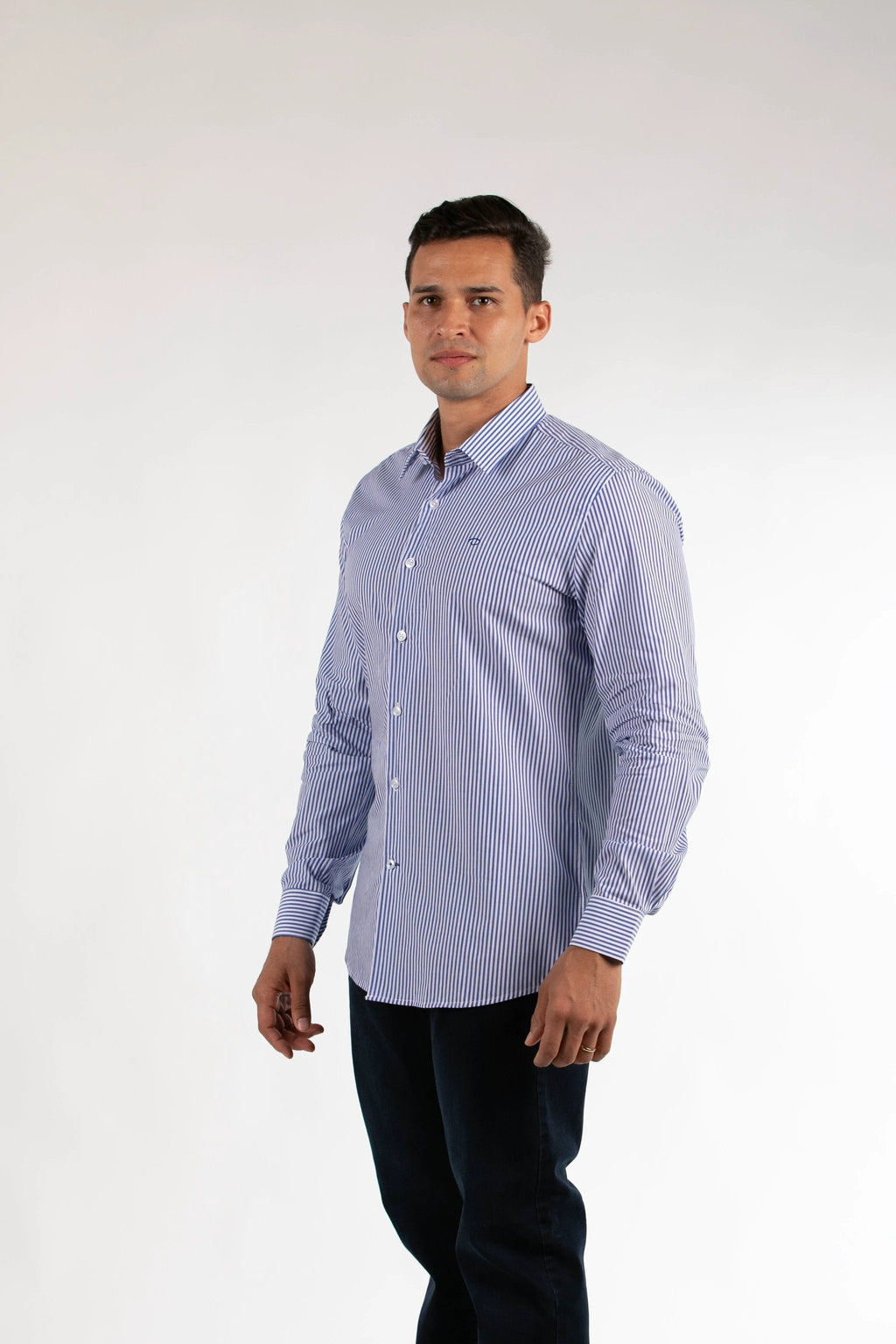 Camisa Oscar De La Renta Mangas Largas Rayas Para Caballeros by Oscar De La Renta