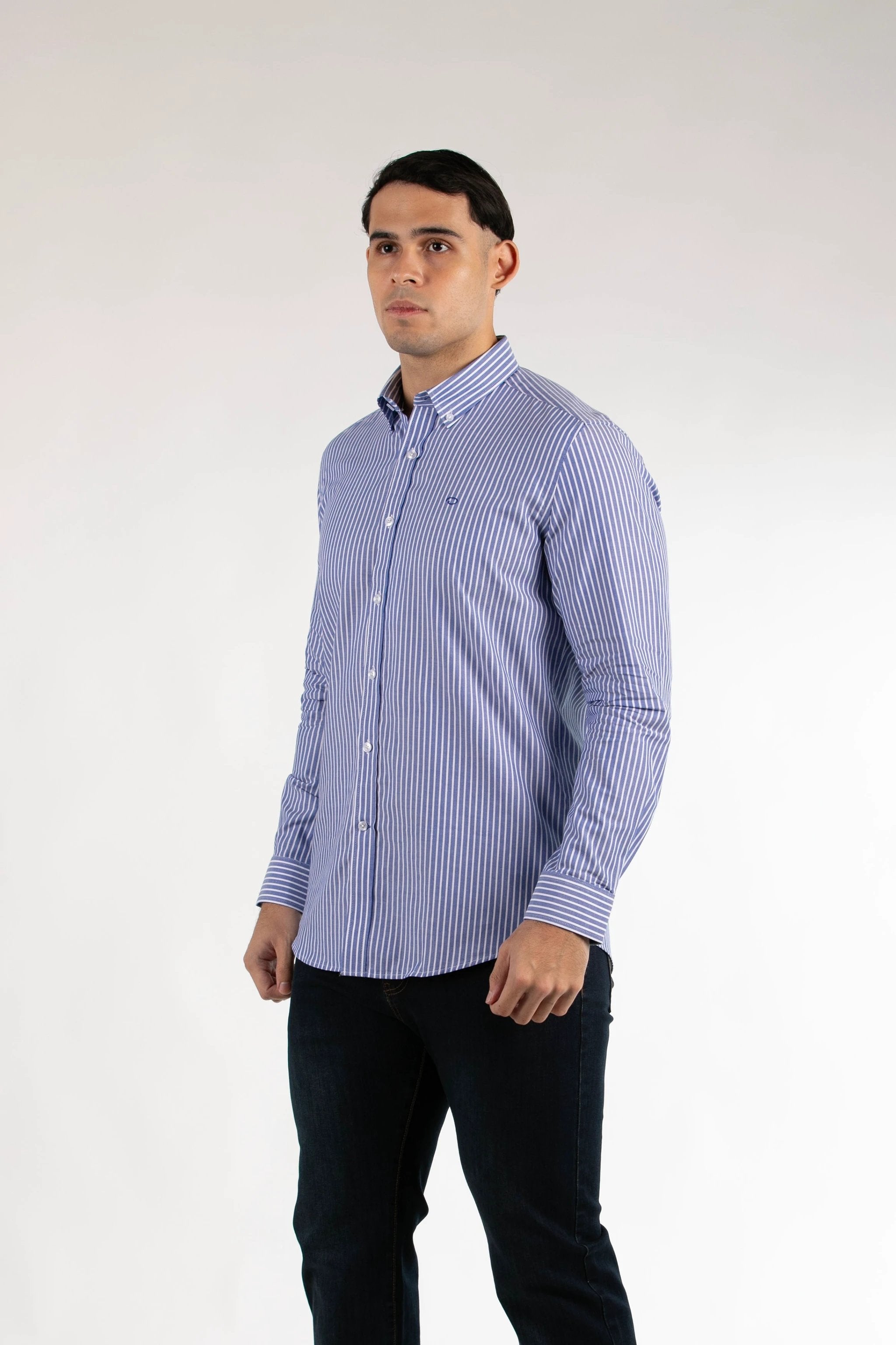 Camisa Oscar De La Renta Mangas Largas Rayas Para Caballeros by Oscar De La Renta