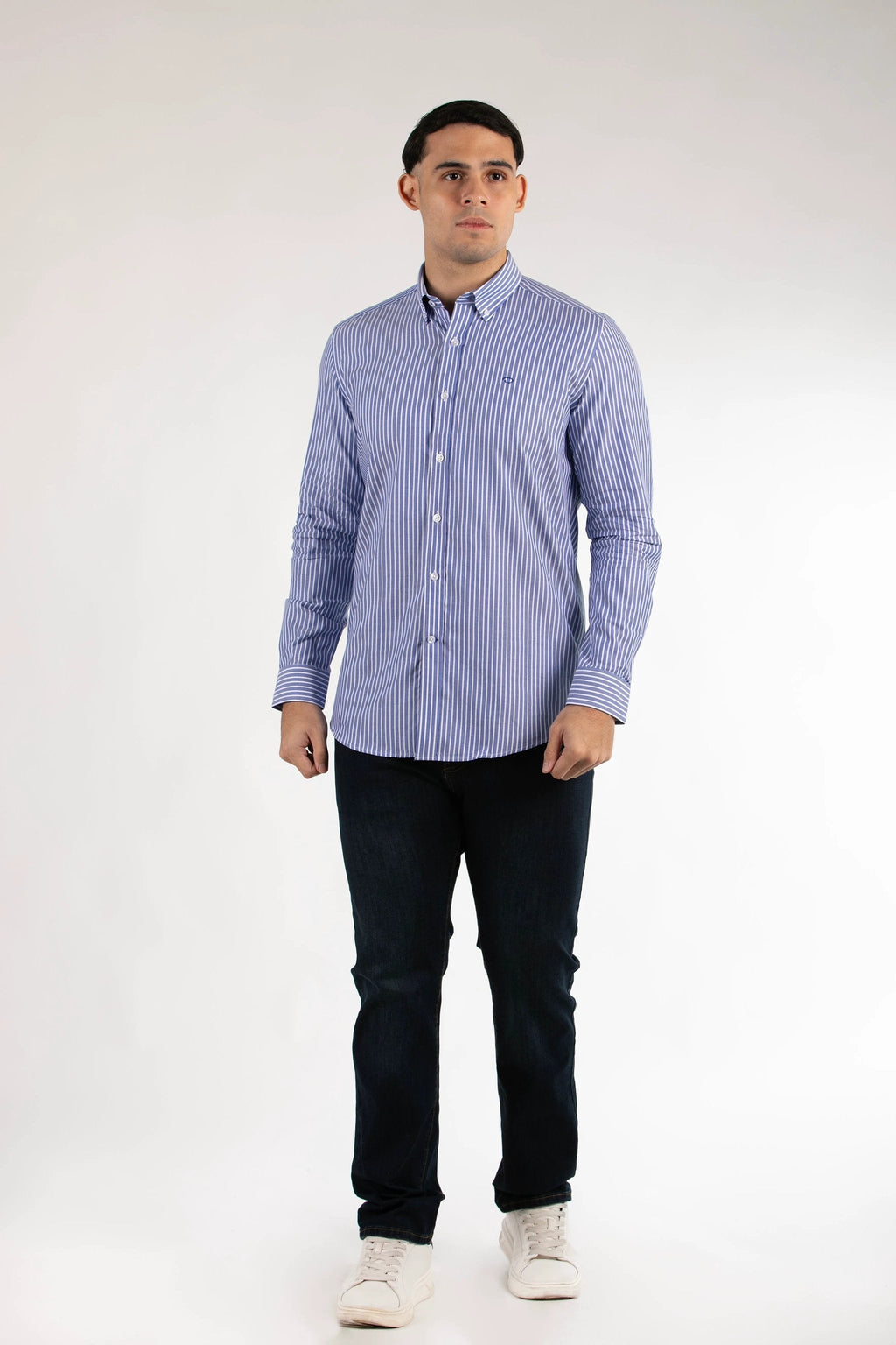 Camisa Oscar De La Renta Mangas Largas Rayas Para Caballeros by Oscar De La Renta