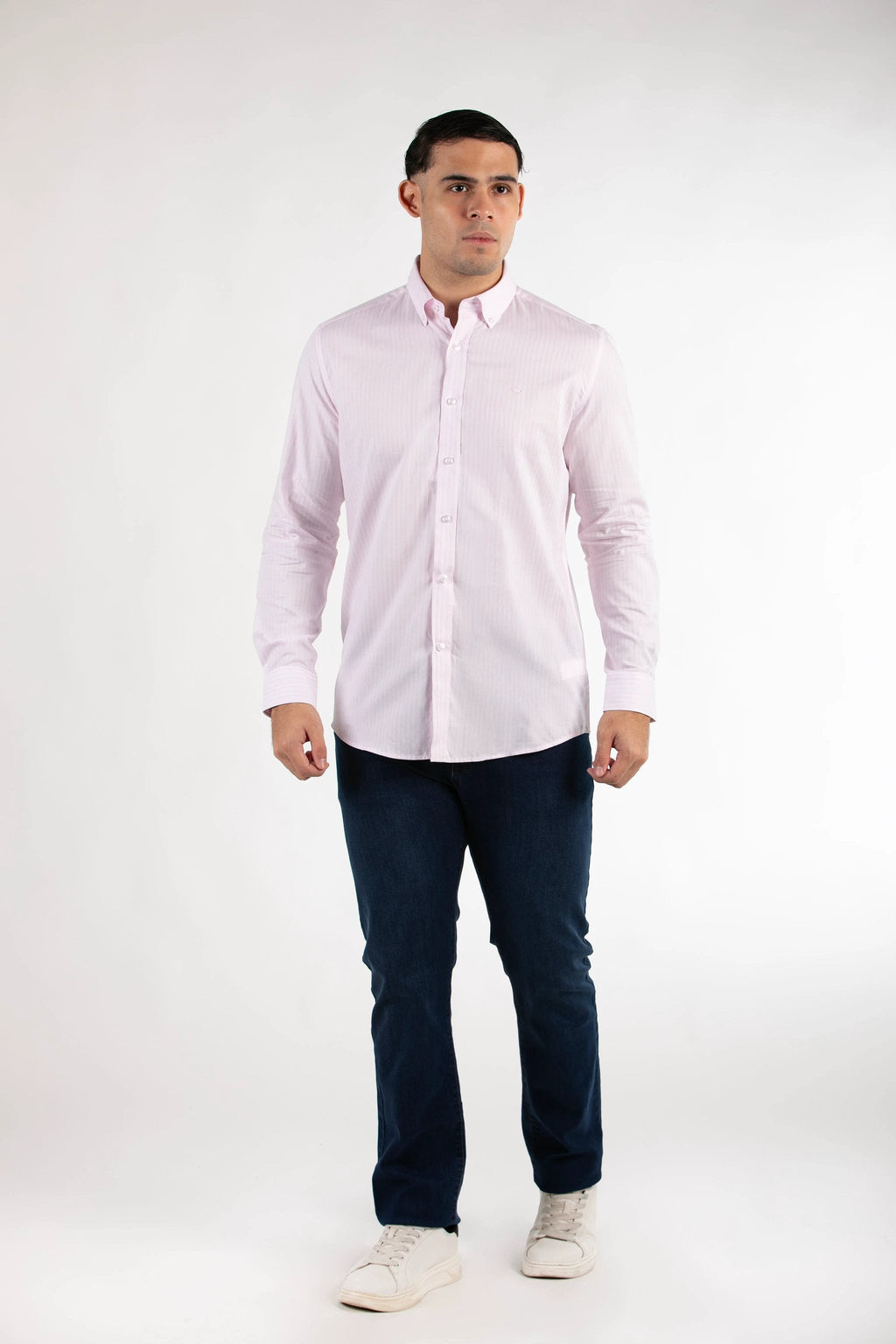 Camisa Oscar De La Renta Mangas Largas Rayas Para Caballeros by Oscar De La Renta