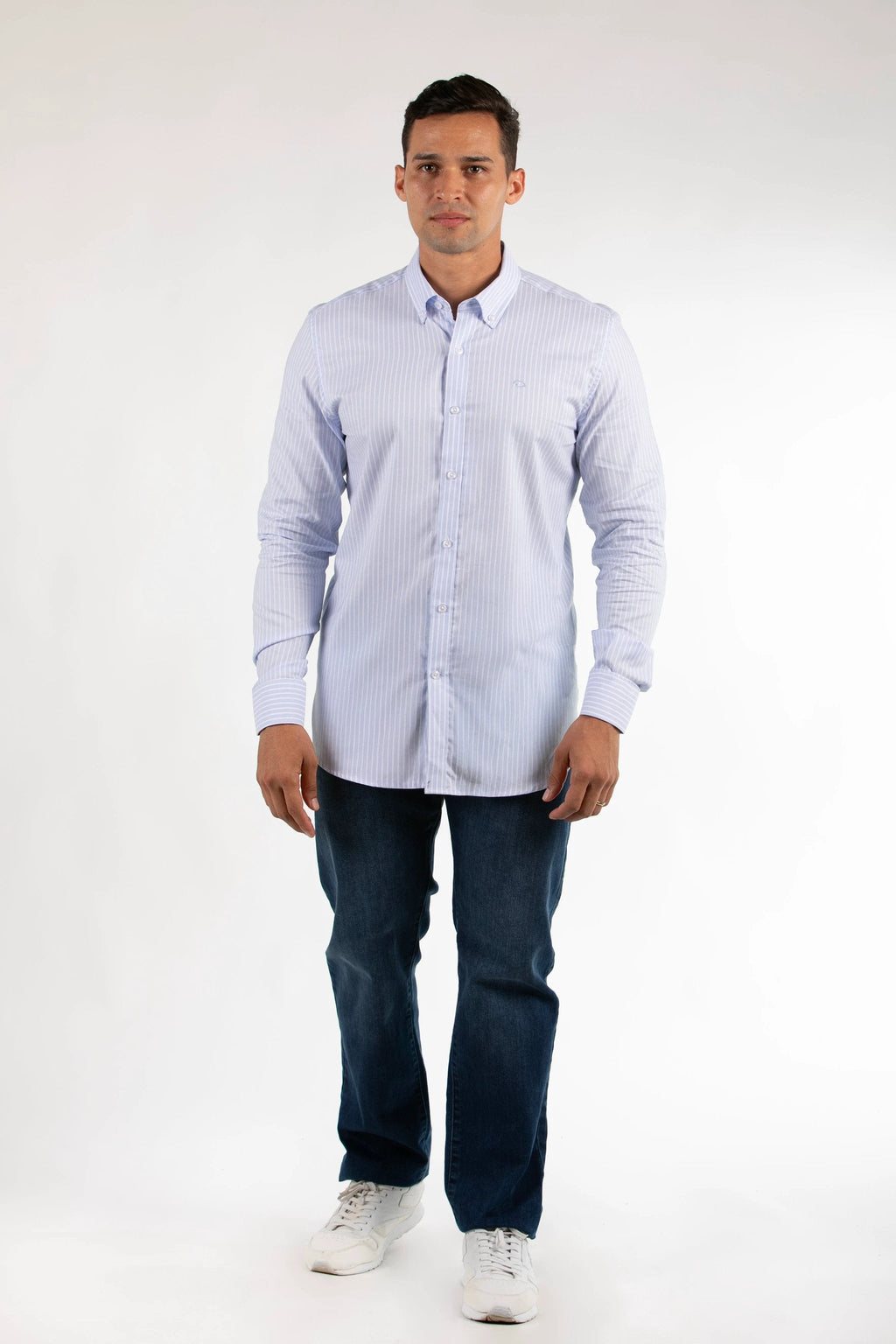 Camisa Oscar De La Renta Mangas Largas Rayas Para Caballeros by Oscar De La Renta