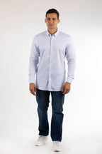 Camisa Oscar De La Renta Mangas Largas Rayas Para Caballeros by Oscar De La Renta