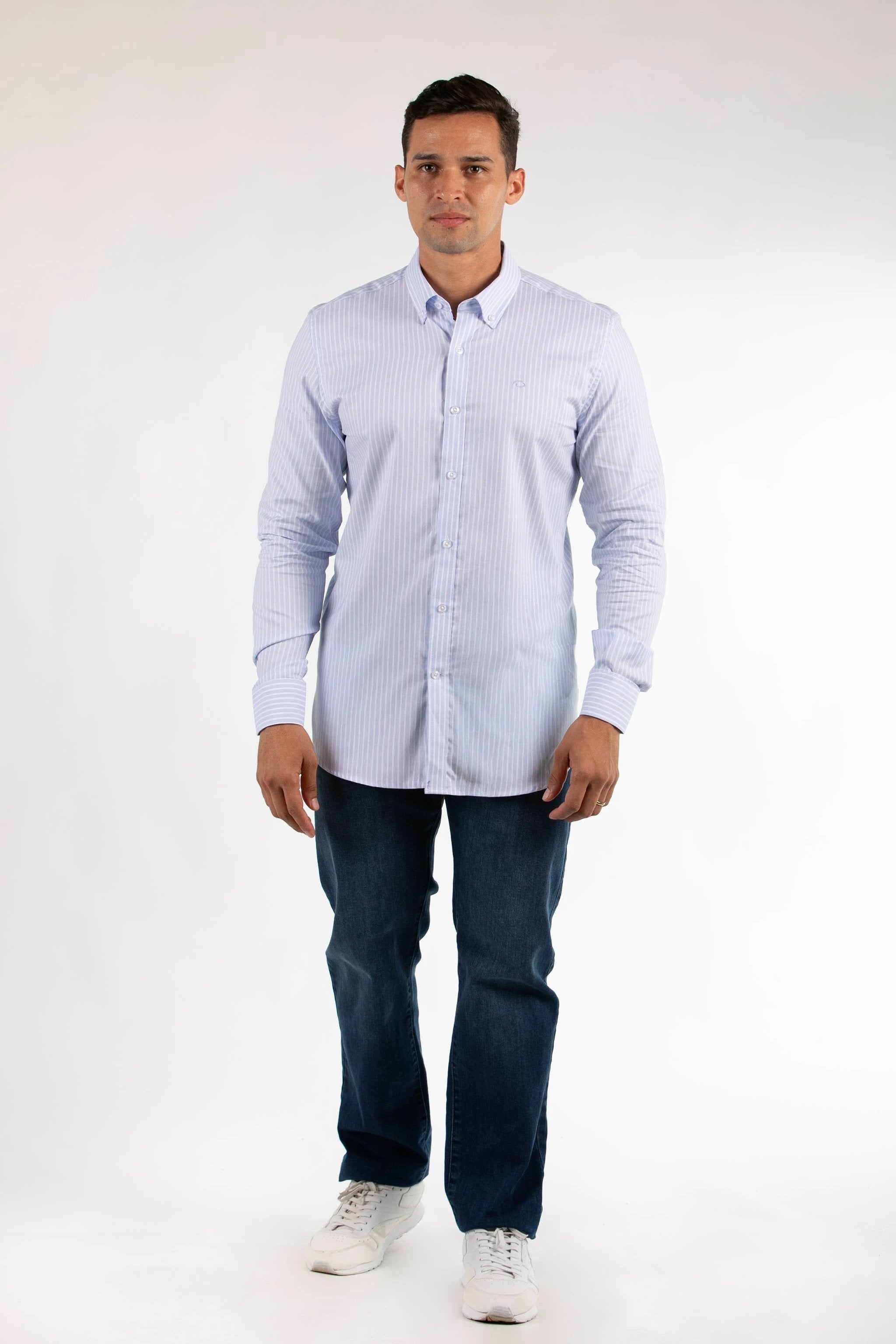 Camisa Oscar De La Renta Mangas Largas Rayas Para Caballeros by Oscar De La Renta