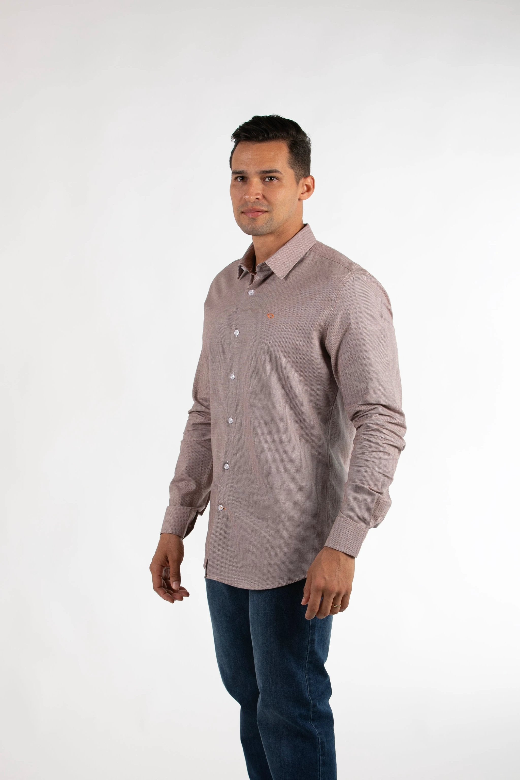 Camisa Oscar De La Renta Mangas Largas Cuadros Para Caballeros by Oscar De La Renta