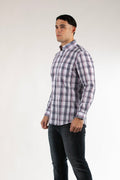 Camisa Oscar De La Renta Mangas Largas Cuadros Para Caballeros by Oscar De La Renta