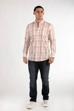 Camisa Oscar De La Renta Mangas Largas Cuadros Para Caballeros by Oscar De La Renta