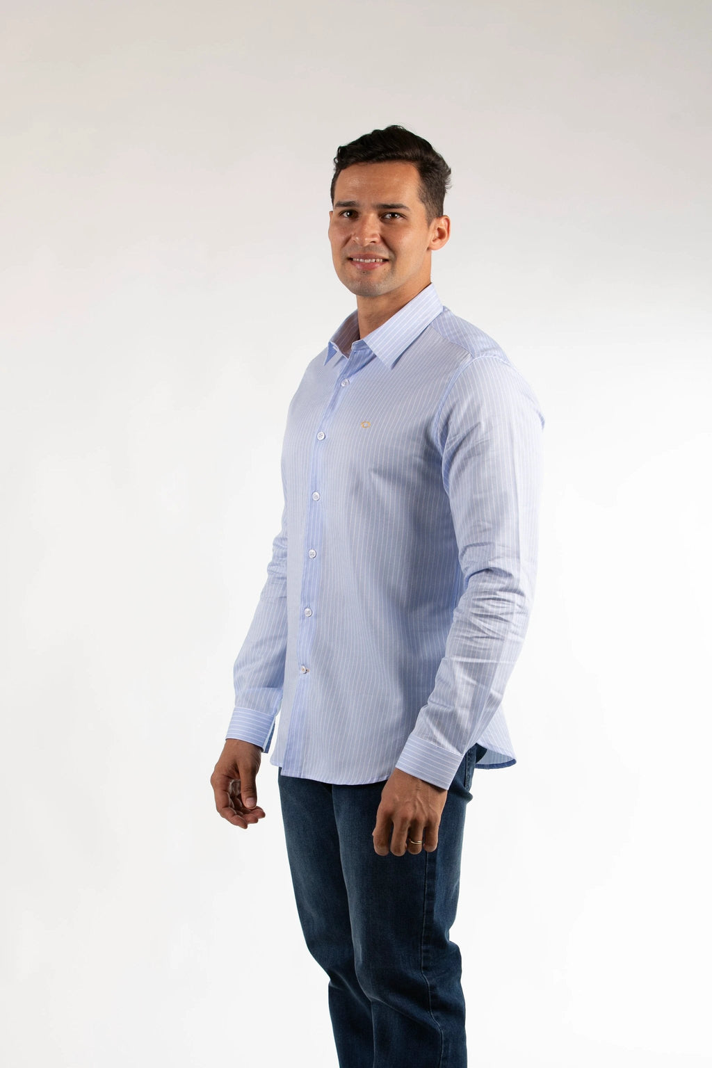 Camisa Oscar De La Renta Mangas Largas Rayas Para Caballeros by Oscar De La Renta