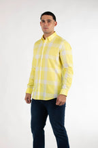 Camisa Oscar De La Renta Mangas Largas Cuadros Para Caballeros by Oscar De La Renta