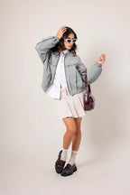 CHAQUETA BOMBER CUADROS E-F 8448.