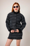 CHAQUETA BOMBER TWEED E-F 8133.
