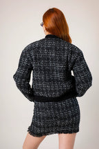 CHAQUETA BOMBER TWEED E-F 8133.