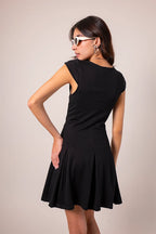 VESTIDO CORTO LAZO E-M 7228.