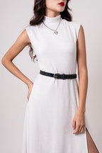 VESTIDO CUELLO ALTO B-F 8287.