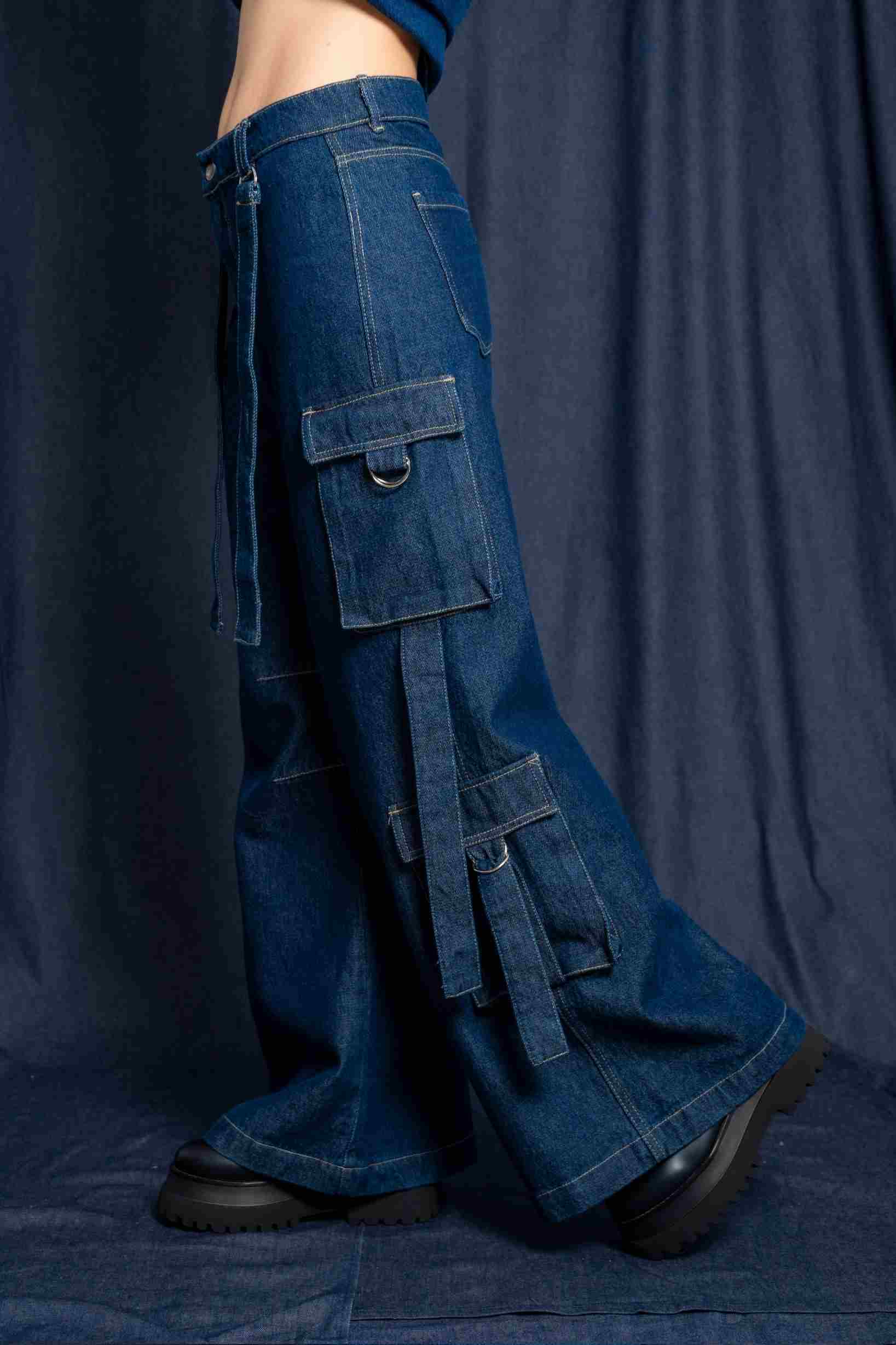 JEANS BAGGY CARGO R-M 7436.