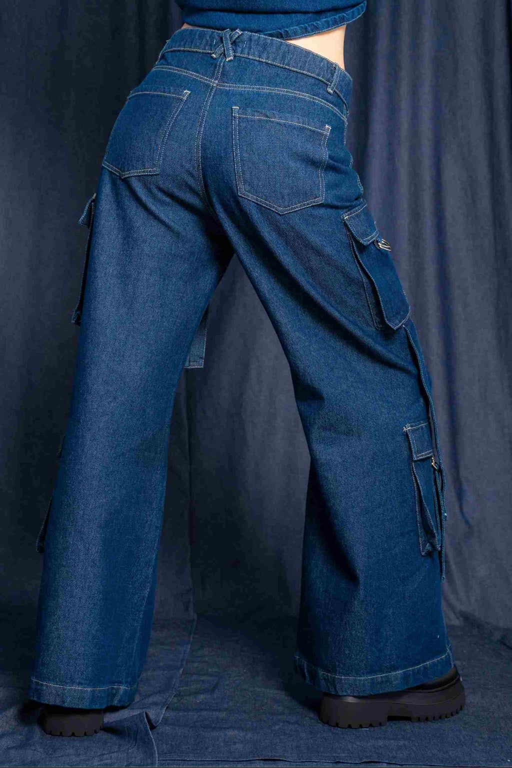 JEANS BAGGY CARGO R-M 7436.