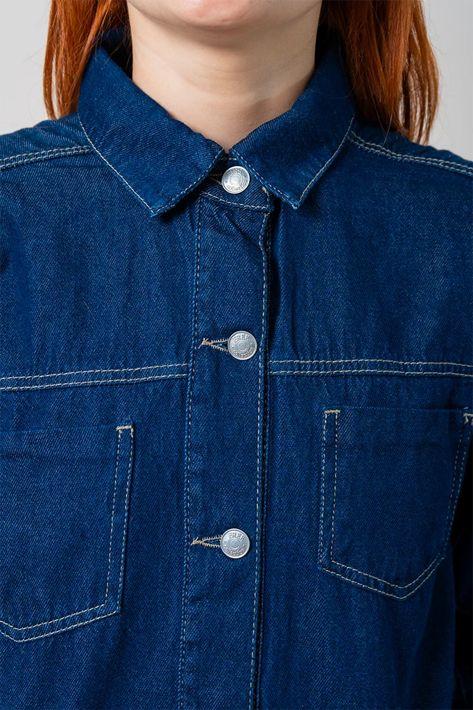 VESTIDO CORTO DENIM E-M 8311.
