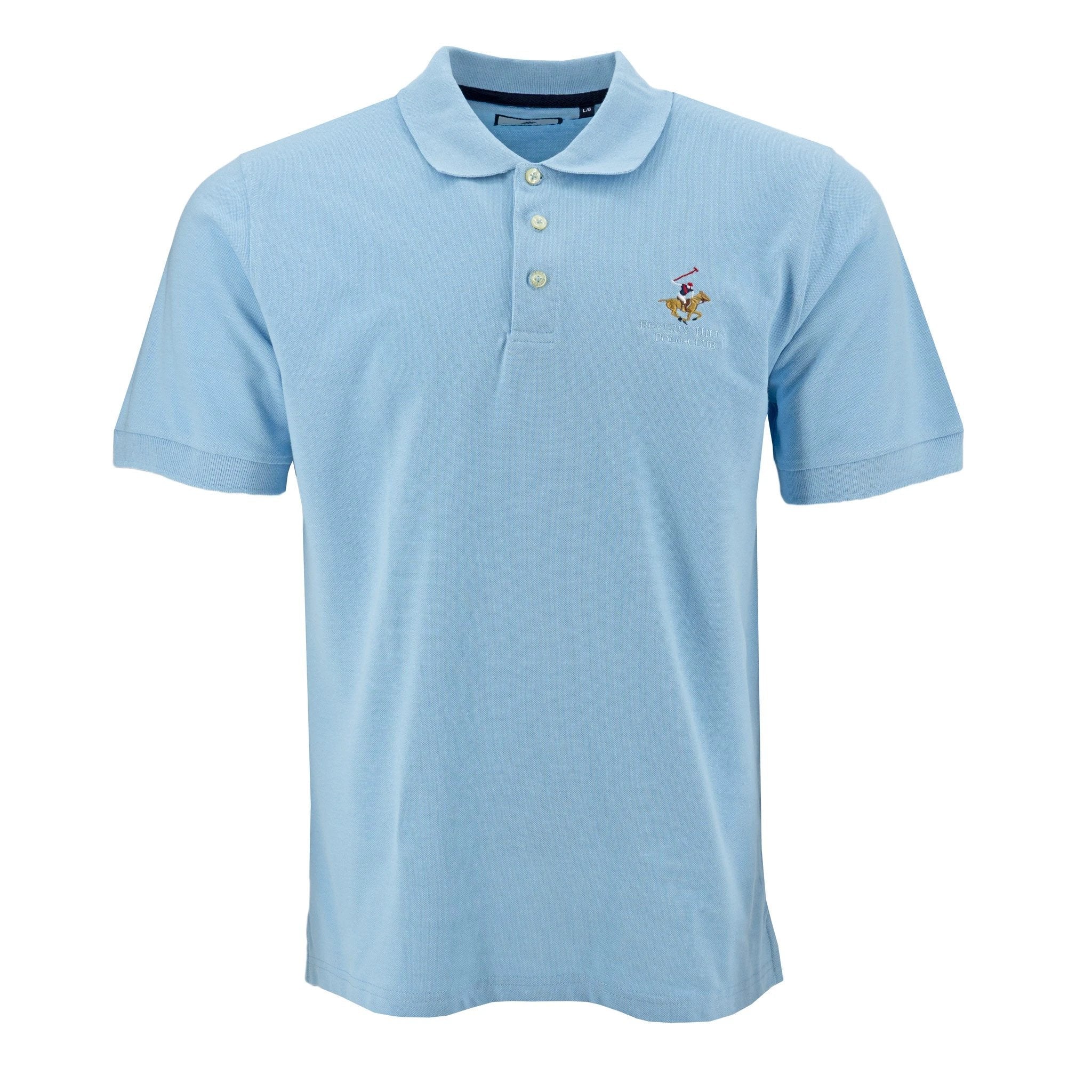 Poloshirt Beverly Hills Mangas Cortas Liso P/ Caballeros by Beverly Hills