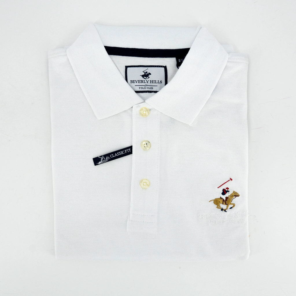 Poloshirt Beverly Hills Mangas Cortas Liso P/ Caballeros by Beverly Hills