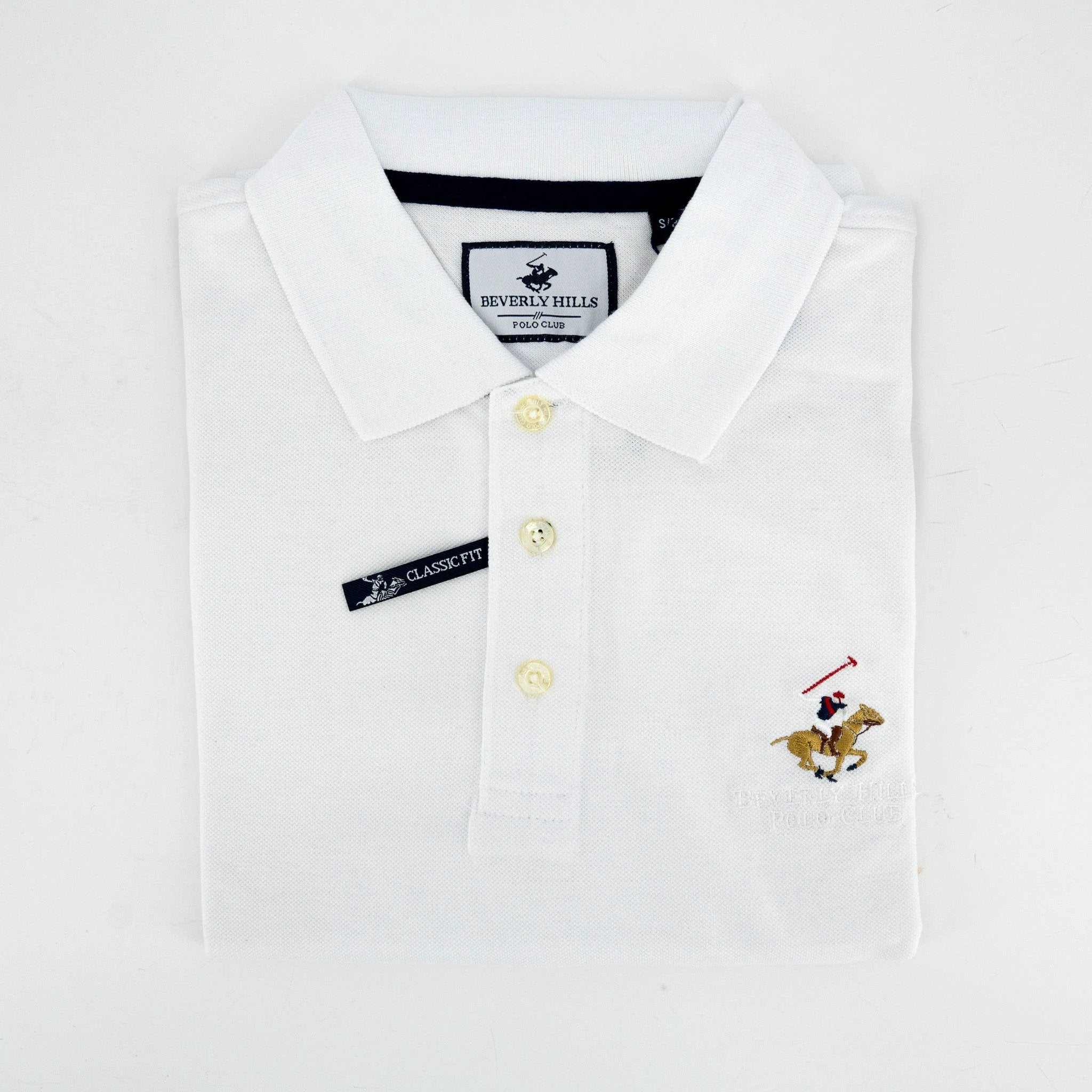 Poloshirt Beverly Hills Mangas Cortas Liso P/ Caballeros by Beverly Hills