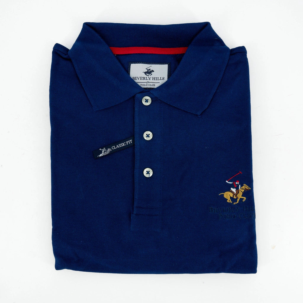 Poloshirt Beverly Hills Mangas Cortas Liso P/ Caballeros by Beverly Hills