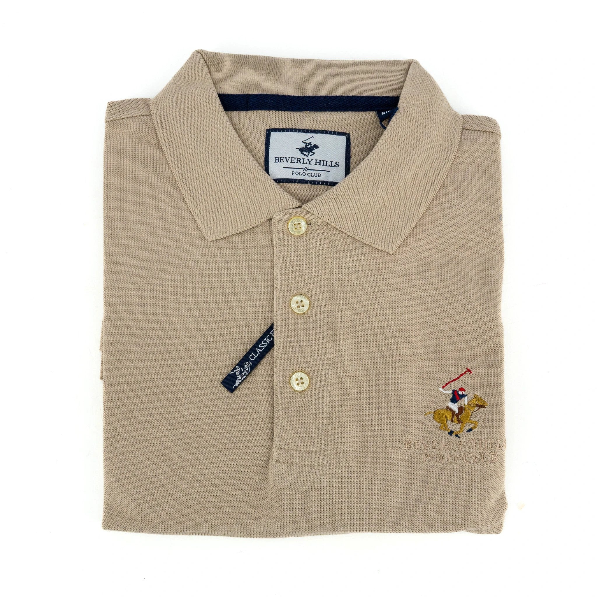 Poloshirt Beverly Hills Mangas Cortas Liso P/ Caballeros by Beverly Hills
