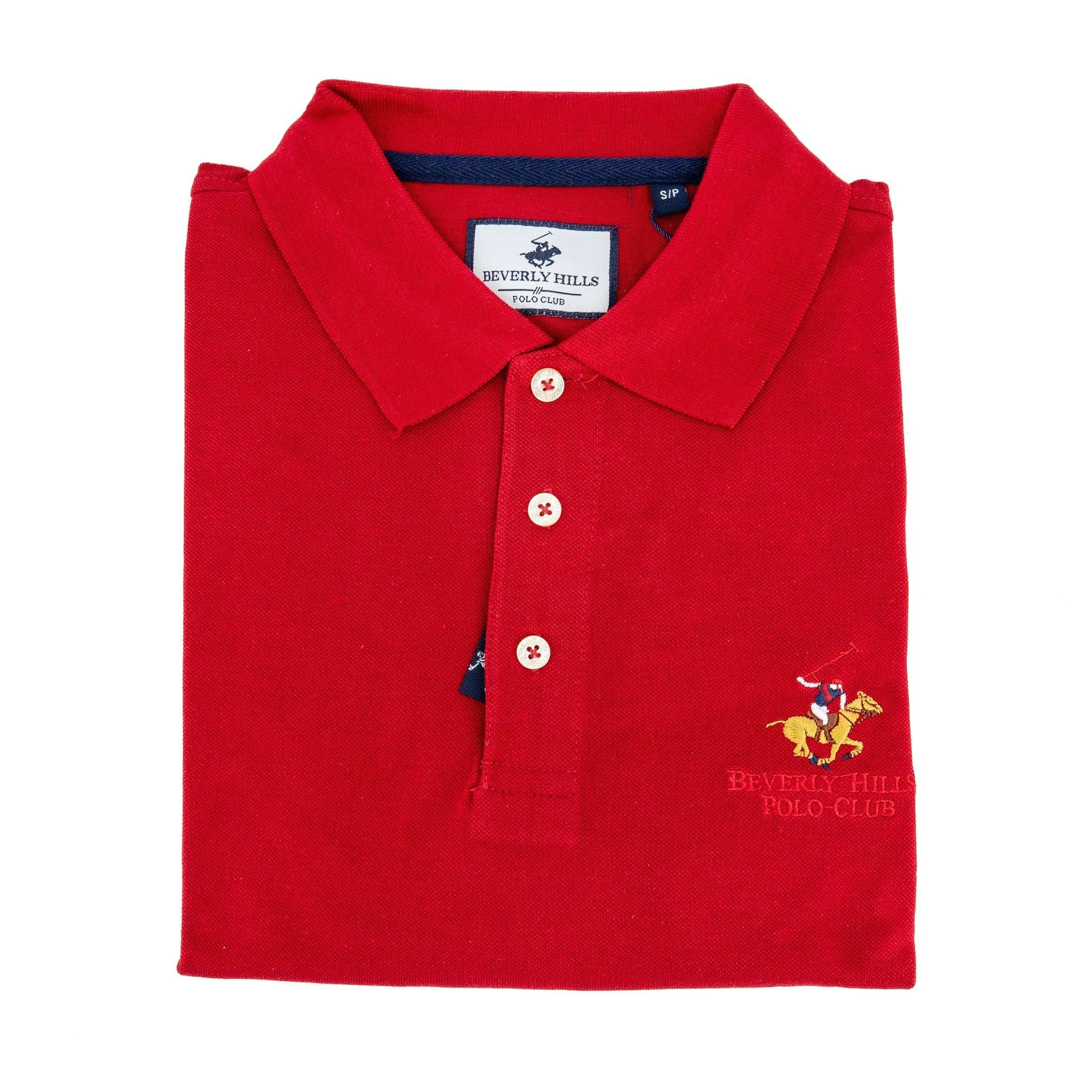 Poloshirt Beverly Hills Mangas Cortas Liso P/ Caballeros by Beverly Hills