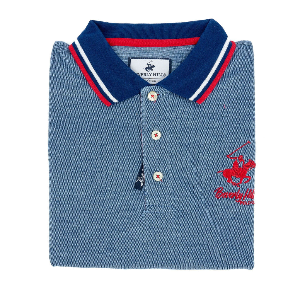Poloshirt Beverly Hills Mangas Cortas Liso P/ Caballeros by Beverly Hills
