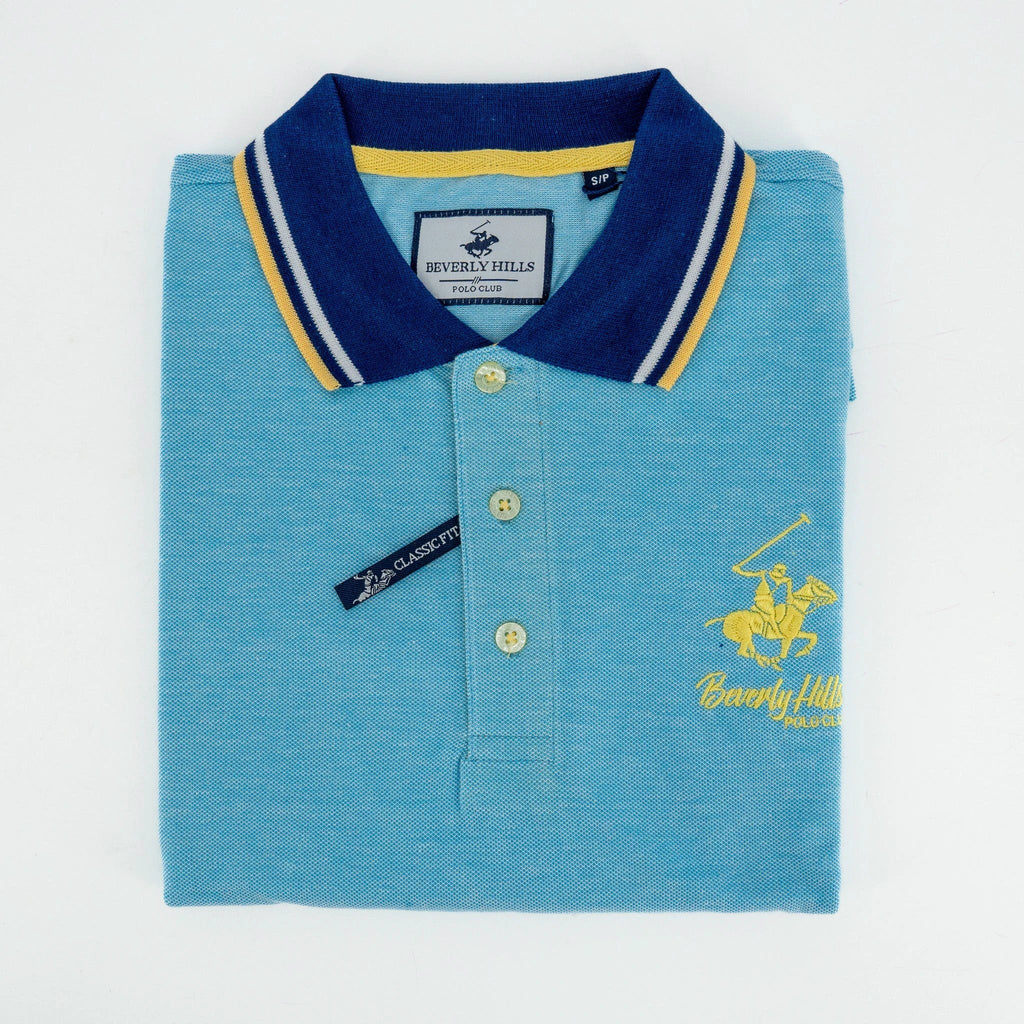 Poloshirt Beverly Hills Mangas Cortas Liso P/ Caballeros by Beverly Hills
