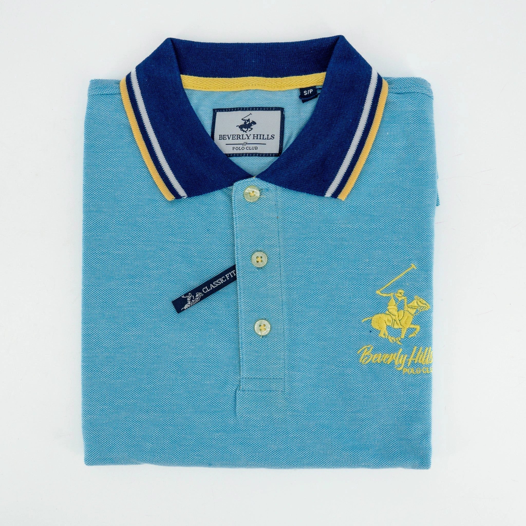 Poloshirt Beverly Hills Mangas Cortas Liso P/ Caballeros by Beverly Hills