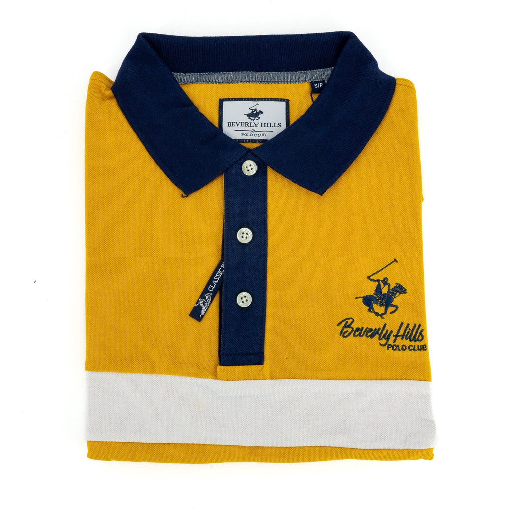 Poloshirt Beverly Hills Mangas Cortas Combinado P/ Caballeros by Beverly Hills