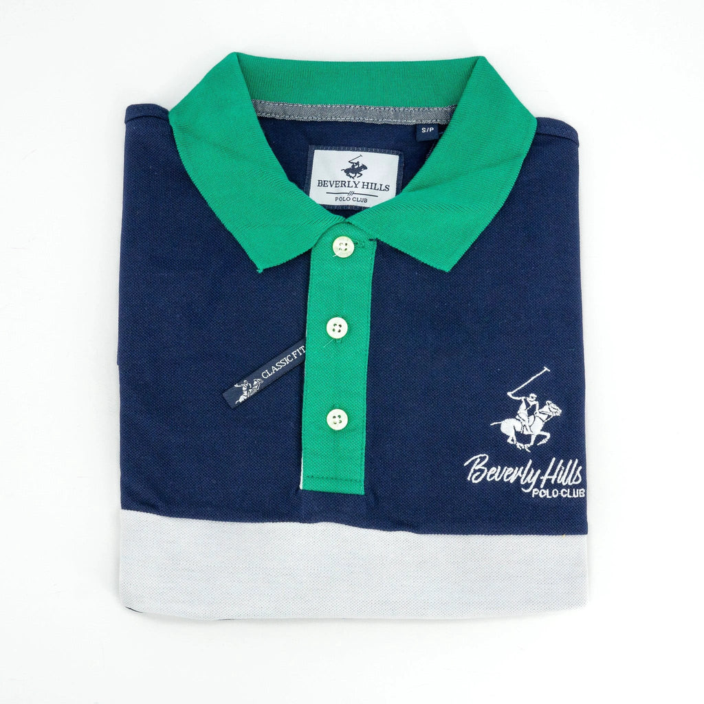 Poloshirt Beverly Hills Mangas Cortas Combinado P/ Caballeros by Beverly Hills