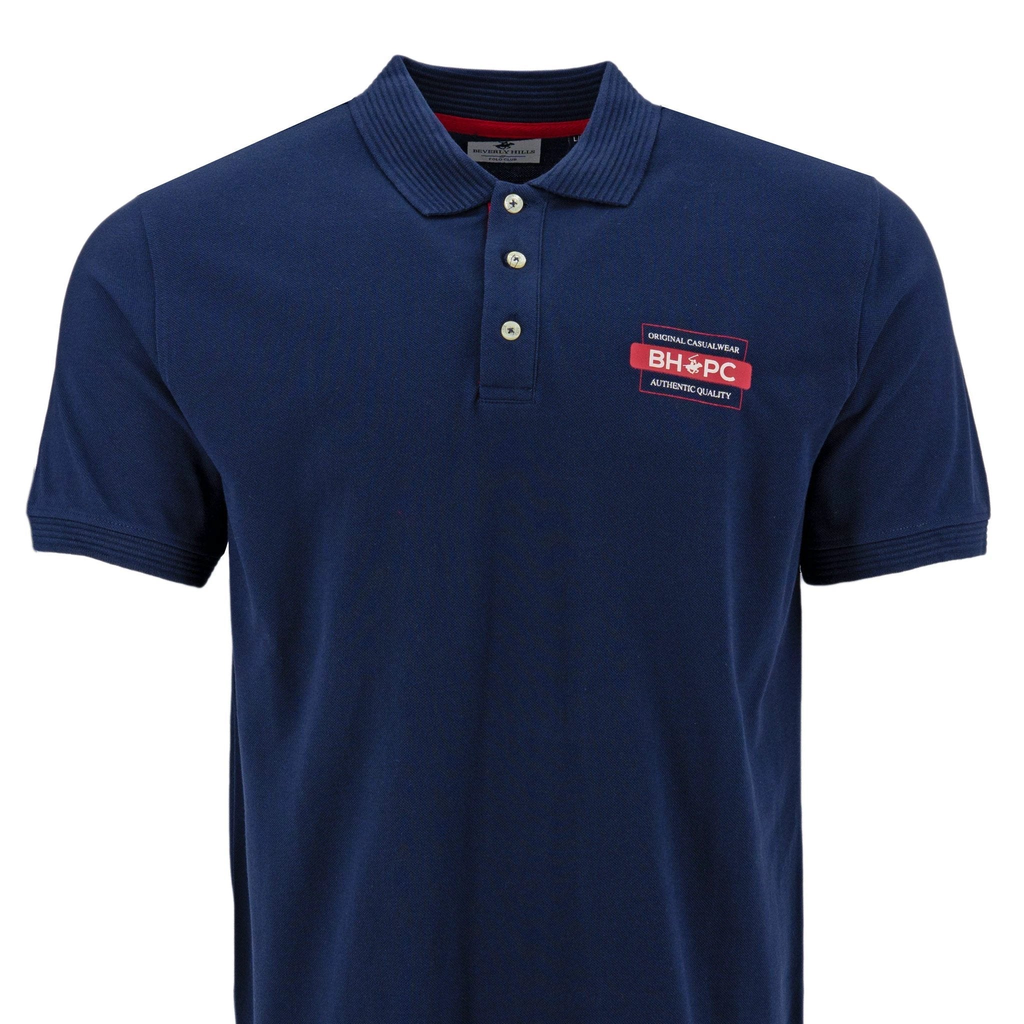 Poloshirt Beverly Hills Mangas Cortas Liso Para Caballeros by Beverly Hills