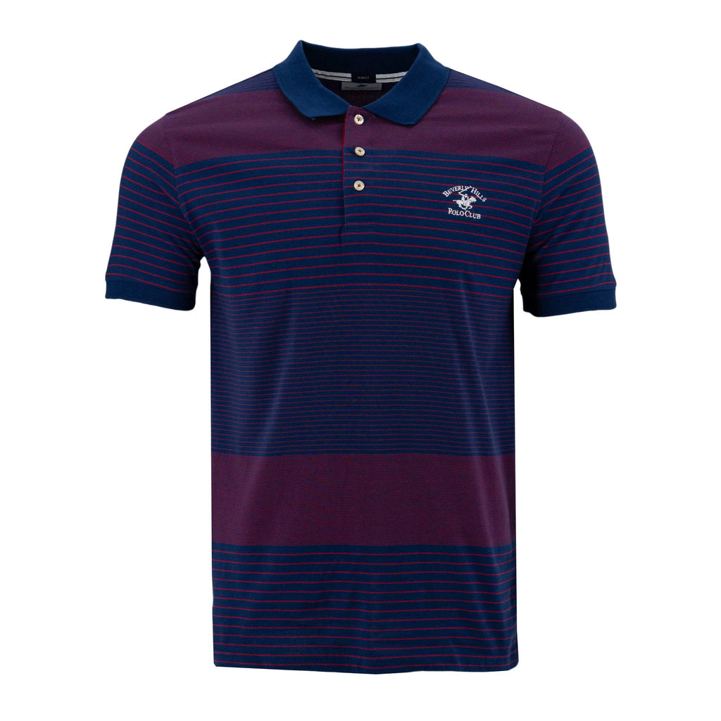 Poloshirt Beverly Hills Mangas Cortas Rayas Para Caballeros by Beverly Hills