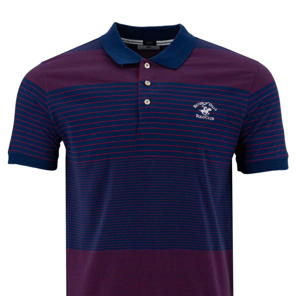 Poloshirt Beverly Hills Mangas Cortas Rayas Para Caballeros by Beverly Hills