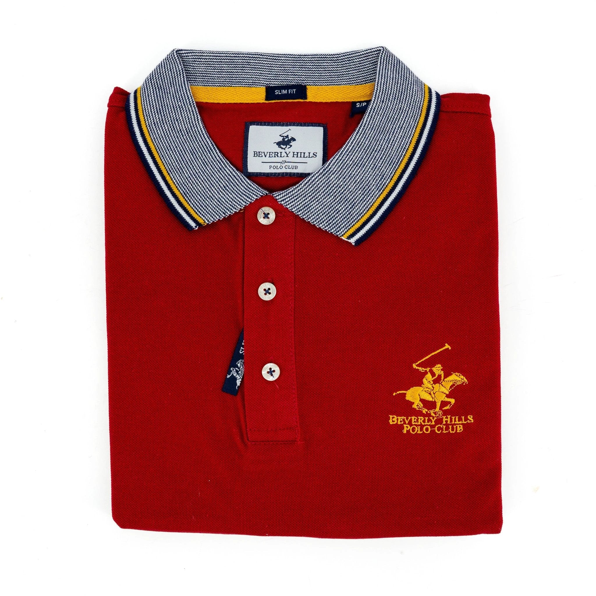Poloshirt Beverly Hills Mangas Cortas Liso P/ Caballeros by Beverly Hills
