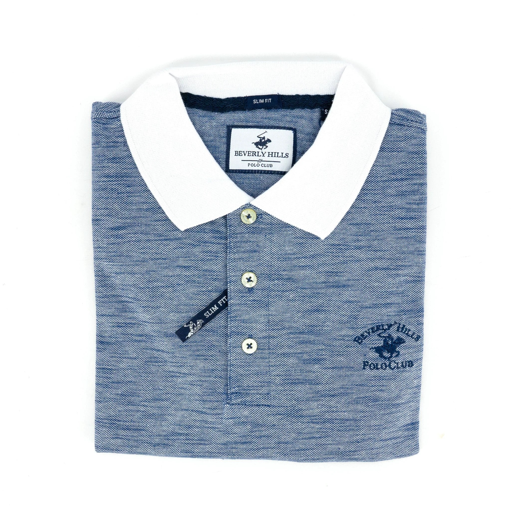 Poloshirt Beverly Hills Mangas Cortas Liso P/ Caballeros by Beverly Hills